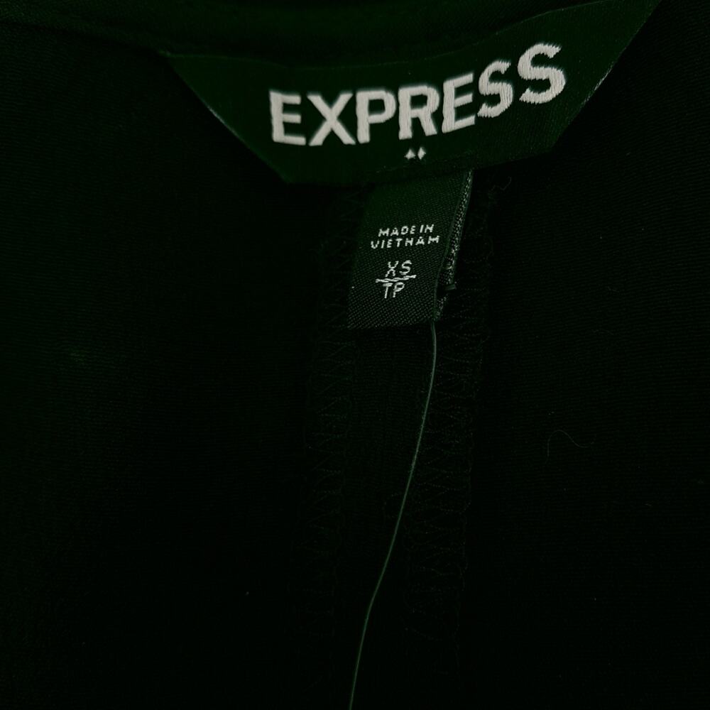 NWT Express Long Sleeve Black Shift Dress Size XS - Picture 8 of 8
